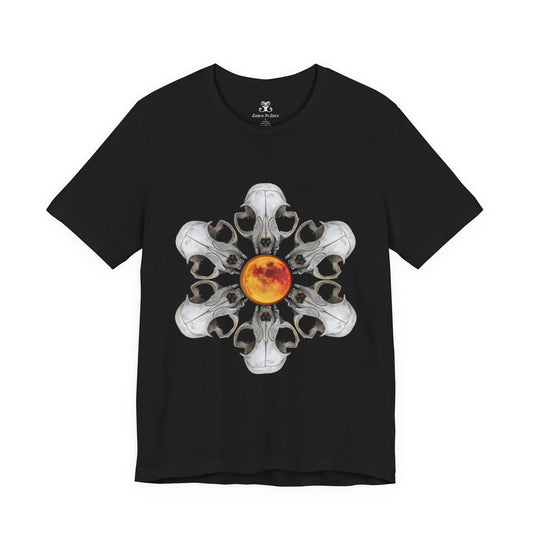 Deadly Nightshade | Cat Skull & Blood Moon Graphic Tee