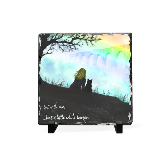 Sit with me, Just a little while longer - Pet memorial