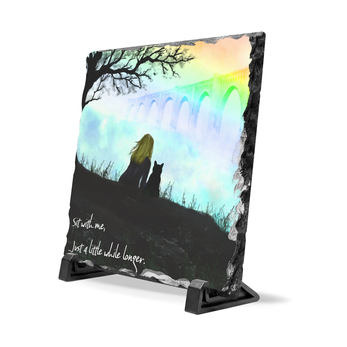 Sit with me, Just a little while longer - Pet memorial