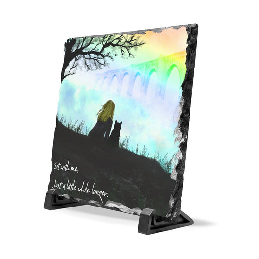 Sit with me, Just a little while longer - Pet memorial