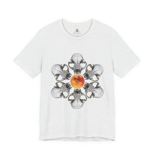 Deadly Nightshade | Cat Skull & Blood Moon Graphic Tee